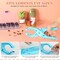 Safety Eye Kit & Snapper Tool – 230pcs Crochet Eyes, Noses, and Washers with Ergonomic Tool for Amigurumi, Dolls, and Plush Animals (Fits 5–30mm Eyes, Blue)